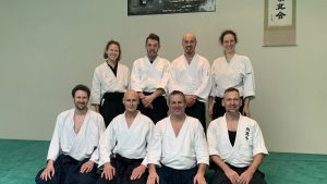 Ulmer Teilnehmer Aikido Lehrgang Kessler-Schoo-Senseis Frankfurt Dezember 2019