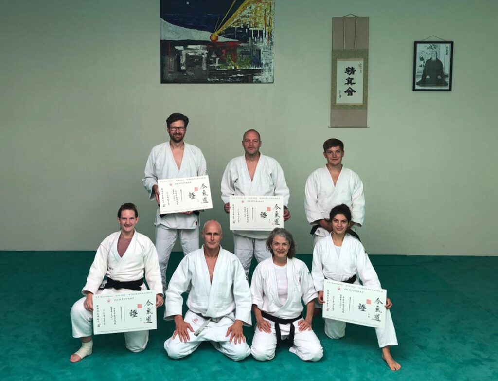Verleihung der Seishinkai Aikido Kindertraining Zertifikate an die Abschlussjahrgänge 2019 und 2020 im September 2020
